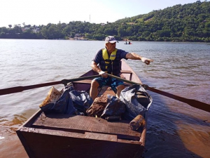 Por los Ríos Libres: recolectamos más de 200 bolsas de residuos en el Río Uruguay
