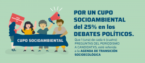 #CupoSocioAmbientalYa en los debates políticos