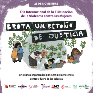 Organizaciones cristianas convocan a Celebración Ecuménica en el Día de la Eliminación de la Violencia contra las Mujeres